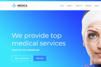 Free Top Medical Service Website HTML Template