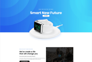 Free Smart Watch Shop HTML Template