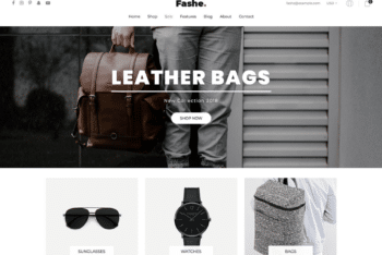 Free Modern Classy Fashion Store HTML Template