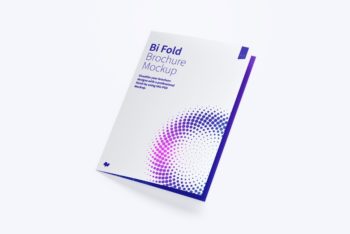 A3 Sized Bi-fold Brochure Mockup – Available in PSD Format