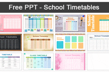 Free School Plan Timetable Powerpoint Template