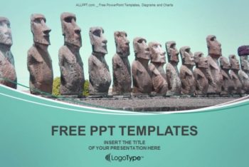 Free Easter Island Statues Powerpoint Template
