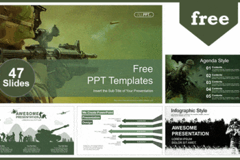 Free Military Design Theme Powerpoint Template