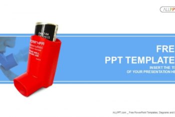 Free Asthma Inhaler Scene Powerpoint Template
