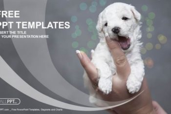 Free Cute Puppy Adoption Powerpoint Template