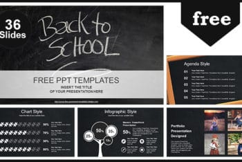 Free School Inspiration Concept Powerpoint Template