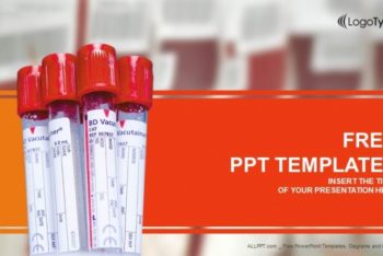 Free Biochemistry Blood Test Vials Powerpoint Template