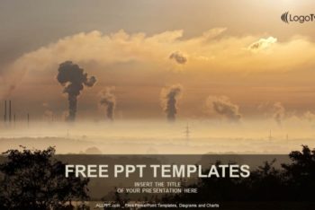 Free Industrial Smoke Scene Powerpoint Template