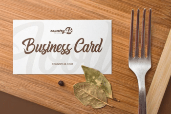 High-quality Business Card PSD Mockup for Free