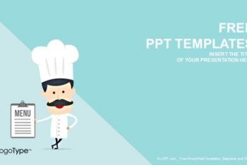 Free Cartoon Vector Chef Powerpoint Template