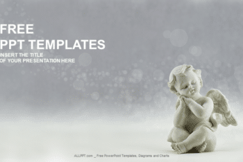 Free Ceramic Angel Sculpture Powerpoint Template