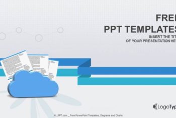 Free Documents Plus Cloud Powerpoint Template