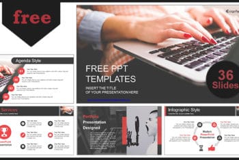 Free Computer Business Design Powerpoint Template