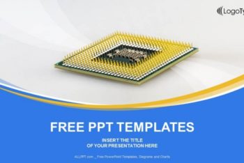 Free Computer CPU Chip Powerpoint Template