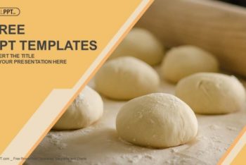Free Pizza Dough Food Powerpoint Template