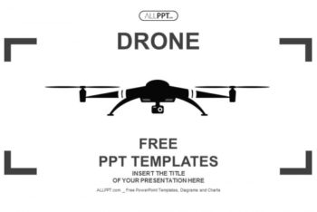 Free Minimalist Surveillance Drone Powerpoint Template