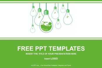 Free Ecology Light Bulb Powerpoint Template