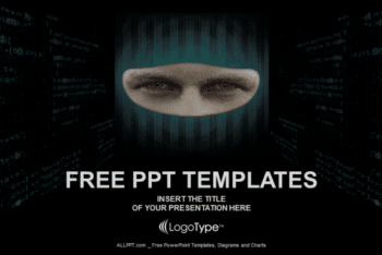 Free Face Hacker Concept Powerpoint Template