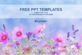 Free Nature Flower Field Powerpoint Template