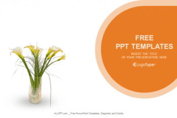 Free Beautiful Flower Vase Powerpoint Template