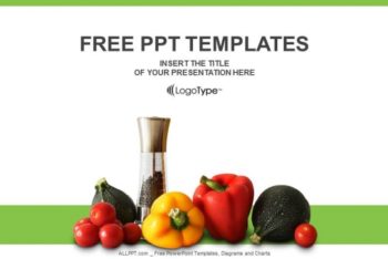 Free Fresh Healthy Vegetables Powerpoint Template