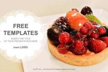 Free Fruit Tart Recipe Powerpoint Template