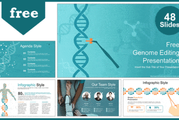 Free Genealogy Medical Theme Powerpoint Template