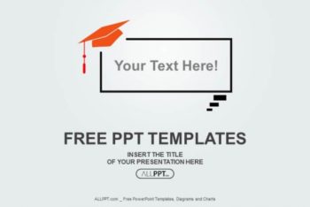 Free Graduation Cap Concept Powerpoint Template
