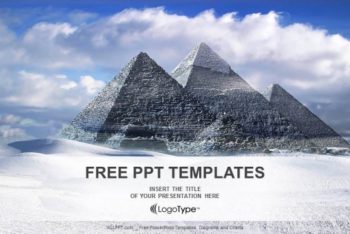 Free Egypt Great Pyramids Powerpoint Template