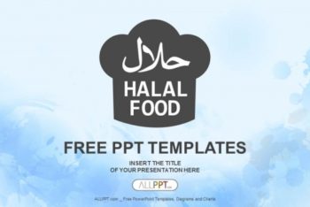 Free Halal Food Concept Powerpoint Template