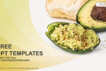 Free Tasty Avocado Meal Powerpoint Template