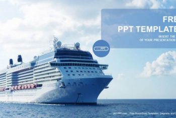 Free Luxury Cruise Ship Powerpoint Template