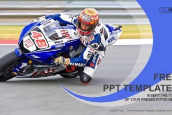 Free High Speed Motorcycle Powerpoint Template
