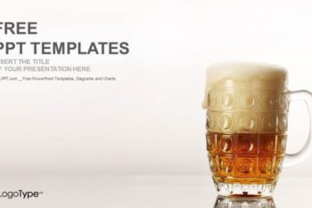 Free Bubbly Beer Mug Powerpoint Template