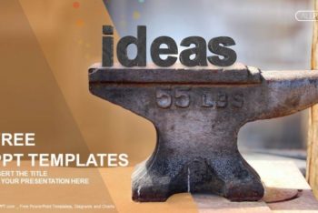 Free Heavy Anvil Plus Old Ideas Powerpoint Template