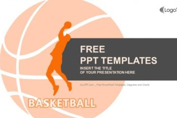 Free Basketball Player Vector Powerpoint Template