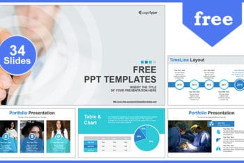 Free Scientific Research Theme Powerpoint Template