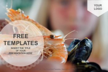 Free Appetizing Seafood Meal Powerpoint Template