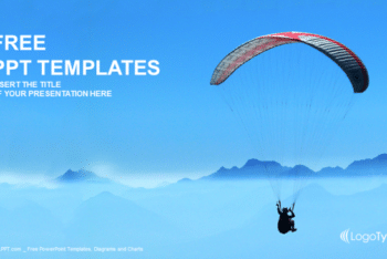 Free Extreme Paraglider Sport Powerpoint Template