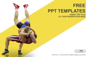 Free Greco Roman Wrestling Powerpoint Template