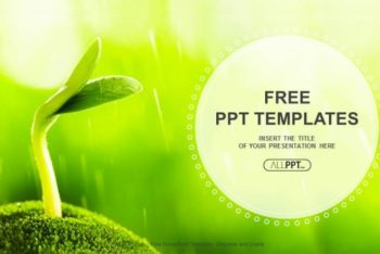 Free Young Plant Sprout Powerpoint Template