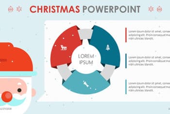 Free Christmas Theme Slides Powerpoint Template