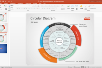 Free Multi Level Circle Powerpoint Template