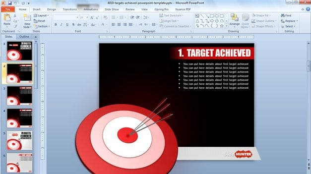 Target Achieved Slide