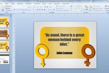 Free Famous People Quotes Powerpoint Template