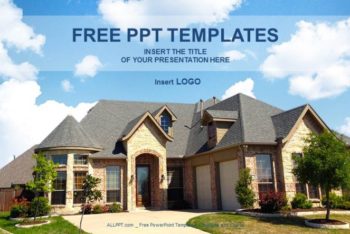 Free Architecture Home Concept Powerpoint Template