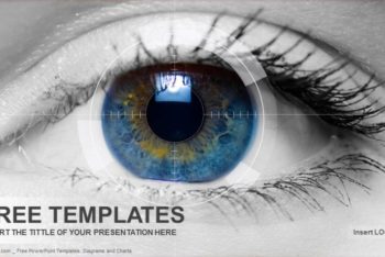 Free Beautiful Colored Eye Powerpoint Template
