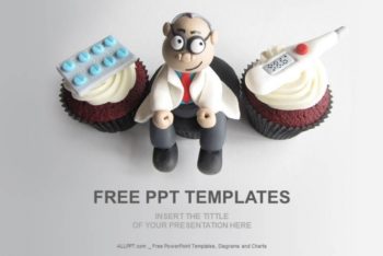 Free Medical Doctor Cupcake Powerpoint Template