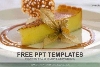 Free Tasty Lemon Tart Powerpoint Template