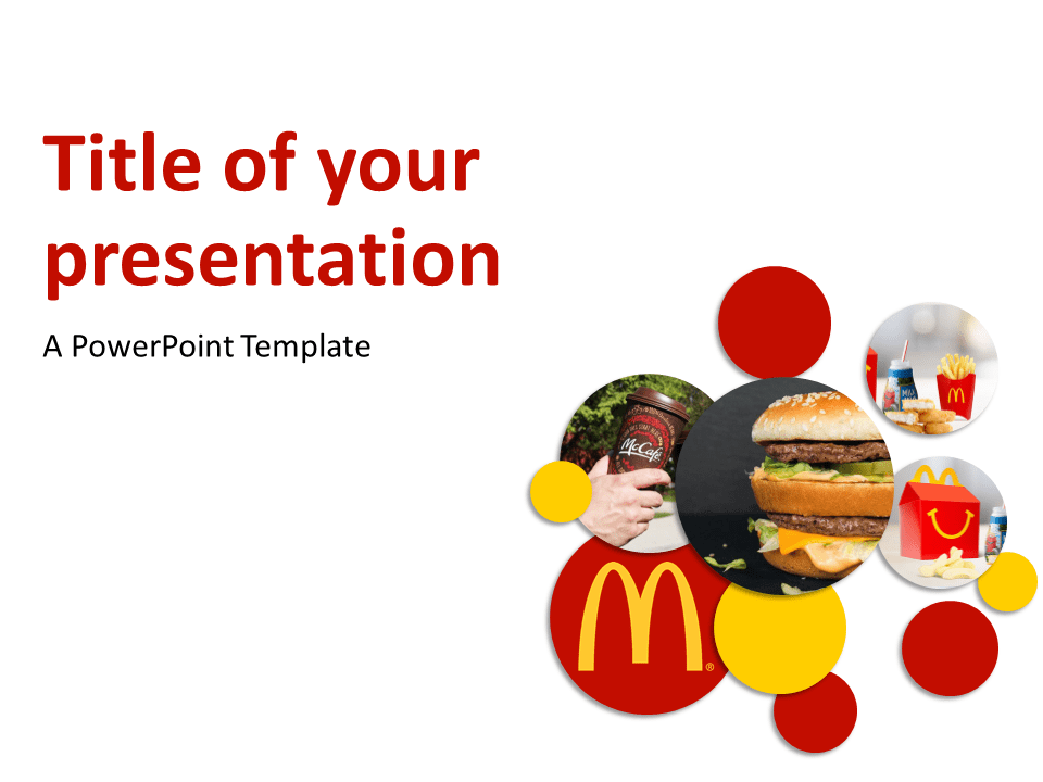 Free McDonalds Brand Concept Powerpoint Template DesignHooks